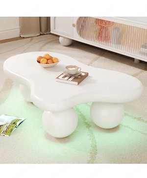 couchtisch wolkenform mit Led Neu  Bild 3
