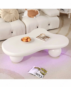 couchtisch wolkenform mit Led Neu  Bild 4