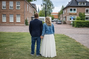 Wunderschönes Hochzeitskleid in Größe46 48  50 tragbar   elegant, bequem und liebevoll angepasst