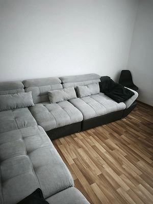 Großes graues 4-teiliges Ecksofa - L Form - Couch - Eckcouch- ( kostenlose Lieferung in Halle ) 