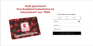  Sichern Sie sich 750   Einkaufsgutschein für Kaufland!