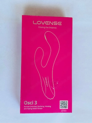 Osci 3 von Lovense, Rabbitvibrator, beheizbar, App-gesteuert