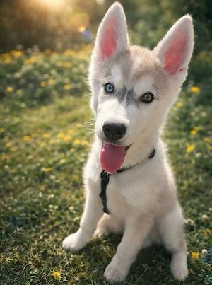 Wunderschöner Husky-Welpe sucht liebevolles Zuhause