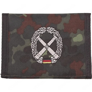MFH BW Geldbörse, flecktarn, Artillerie, Klettverschl., Ausweisf.