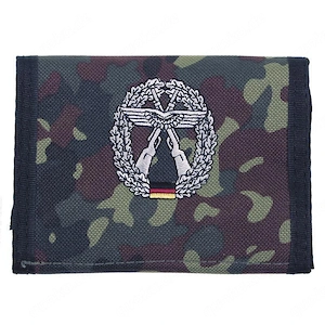 MFH BW Geldbörse, flecktarn, LW Sicherungst.,Klettv.,Ausweisf.