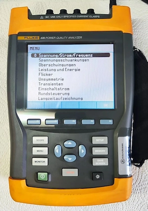 gebr. - FLUKE 435 POWER QUALITY ANALYZER, Netz- und Stromversorgungsanalysator
