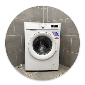 6 kg Sharp Waschmaschine ES-HFA6122WD Slim - 1 Jahr Garantie & Gratis Lieferung in Berlin!