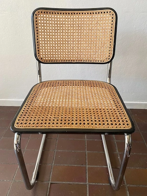 6 x Original THONET Freischwinger S 32 V  Wiener Geflecht  Schwarz (THONET 89)