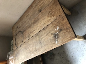 Alter Küchentisch   Tischplatte