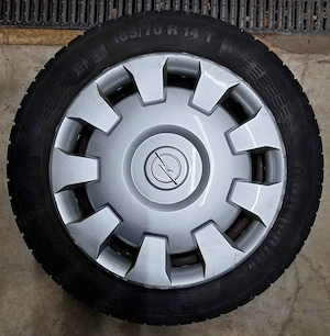 4 Sommerreifen 185   70 R 14 88 T mit Sensor von CONTINENTAL - KOMPLETTRÄDER 