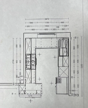Küche gebraucht mit Elektrogeräten