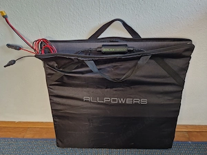 Faltbares Solarpanel 200 W, unbenutzt