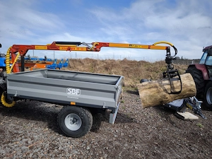 BBS HK2000M Kipper + Kranman 30-50 Kran Forst Wald Zange 1,5 to