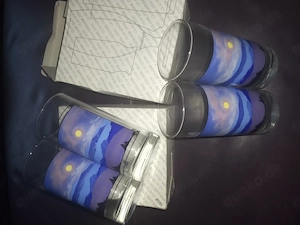 4 Long Drink Gläser 