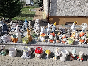 Auflösungen von Garten figuren 