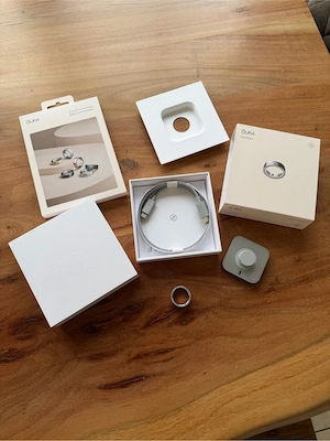 Oura Ring 4 Silver Grösse 10