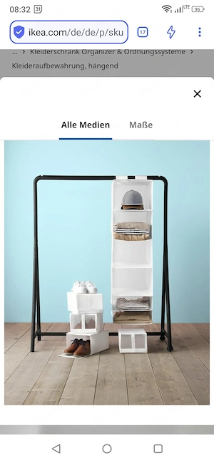 IKEA Skubb Reale und Schrank