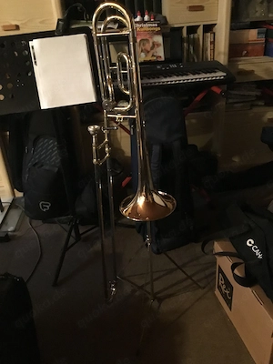 Verkaufe CarolBrass B F Tenorposaune   sehr guter Zustand