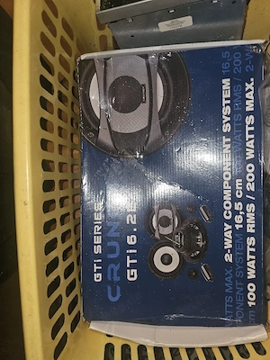 CRUNCH GTI 6.2E 2-Wege Car-Hifi Lautsprecher | OVP + Rechnung | 35  VB