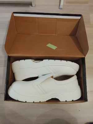 Sicherheitsarbeitsschuhe weiß Gr. 47