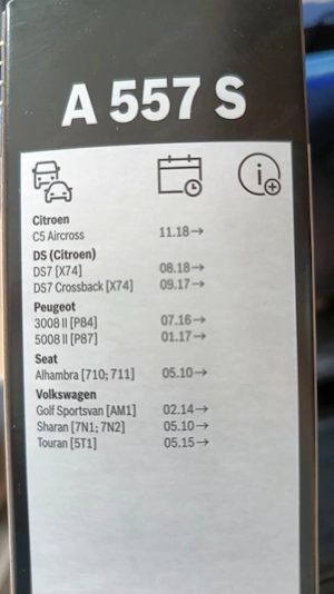 Bosch AeroTwin A 557