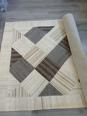 Bodenteppich creme,braun,multi 