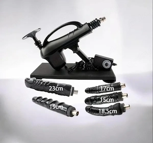 Fickmaschine Sexmaschine mit verschiedenen Dildo-Aufsätzen