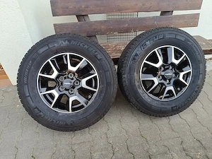   	 Komplettsatz Reifen mit Felgen neuwertig für Womo Malibu T 430LE 