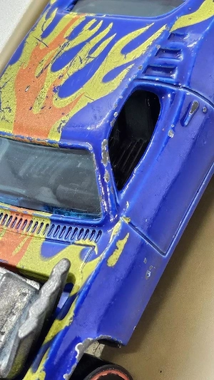 Hot Wheels Flying Colors BLUE RODGER DODGER Redliner 164 ULTRA RARE Model Car