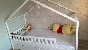 Kinder Hausbett 90x200 m