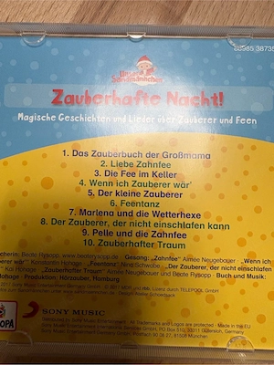Neuwertige Kinder CD Sandmännchen Zauberhafte Nacht von Europa Bild 2