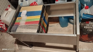 Hängemappenwagen, silber, Metall, rollbar Bild 2