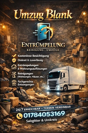 professionelles Entrümpelung Reinigungsteam  sofort zu stelle !