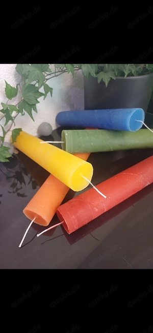 Fackel Kerzen, 25cm hohe Kerzen in verschiedenen Farben