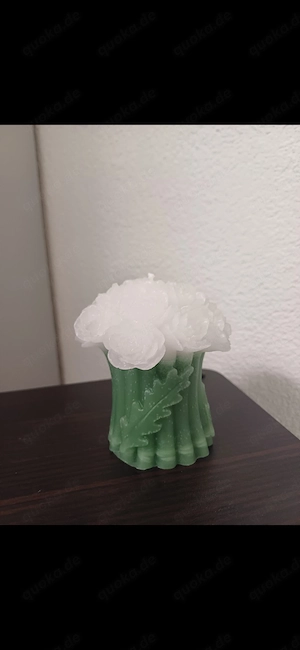 Blumenstrauß Kerze, einzigartiges Geschenk, einmalige Kerze 9  