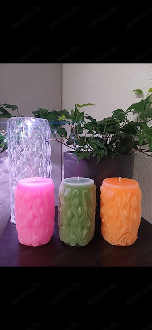 Frühlings Kerzen, Frühlings Stumpenkerzen