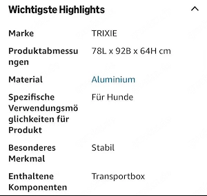 TRIXIE Hunde-Transportbox - Größe L (gebraucht)