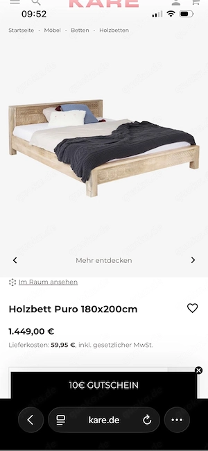 Kare Bett zu verkaufen