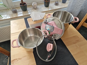 Schnellkochtopf Set   4L & 6L   Edelstahl   Induktion geeignet
