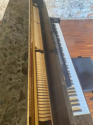 Klavier Schimmel 120 cm hoch, schwarz-hochglanz, gebraucht 1. Hand Bild 6