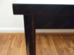 Büro-Schreibtisch, schwarz, H 72 cm, L 160 cm, B 80 cm Bild 2