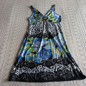 Damen - Kleid, Sommerkleid, ca. Gr. XS S bzw. ca. Gr. 34 36, bunt