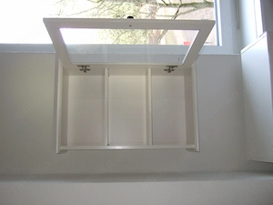 Schmuck-Hängeschrank Malling von Jysk, Glastür, 2 Böden   3Fächer, H 60 cm, T 19 cm, 40 cm, weiß Bild 5