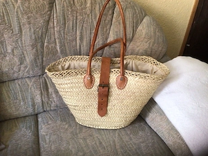 Basttasche gross neu 