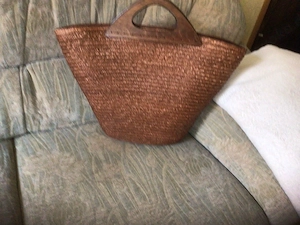 Tasche geflecht braun collektion wetzel 