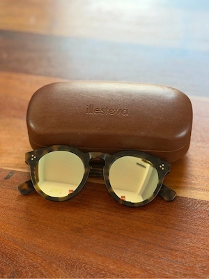 Ilsteva Sonnenbrille rund   Schildpatt   NP 219     sehr guter Zustand