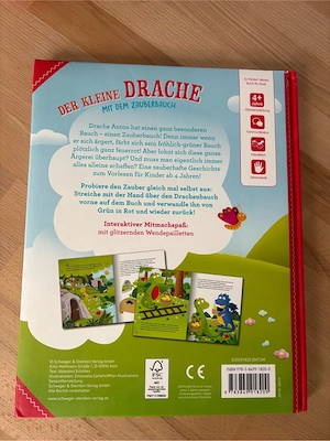 Sehr gut erhaltenes Kinder Buch  Der kleine Drache mit dem Zauberbaum  von Schwager & Steinlein Verl Bild 3