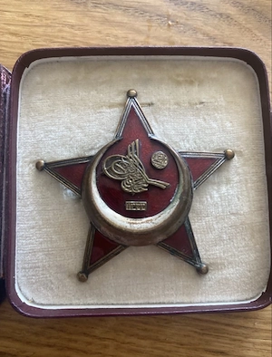 Eiserner Halbmond 1915   Osmanische Kriegsmedaille (Gallipoli Star)   Emaille