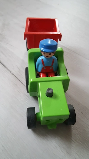Playmobil 1-2-3 Feuerwehrauto + Traktor
