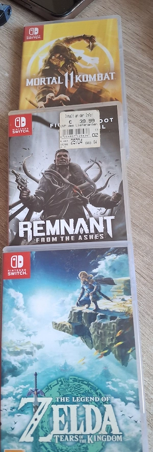 3 Nintendo Switch Spiele 